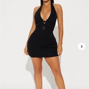 Raven Halter Mini Dress